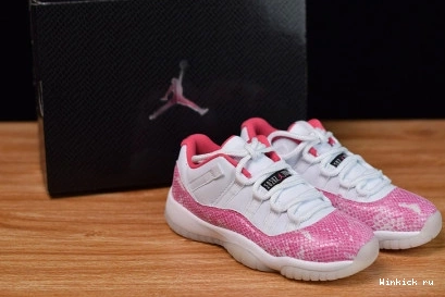 PINK (W) RUST - 11 SNAKE RETRO LOW JORDAN 0824